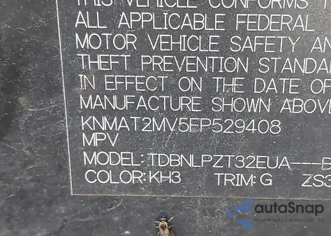 2015 Nissan Rogue S from USA, damaged, VIN KNMAT2MV5FP529408